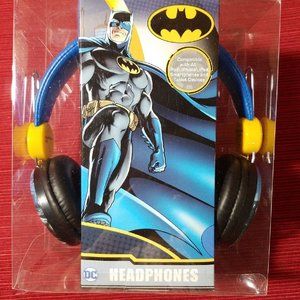 DC Comics Batman Over The Ear Kids Headphones New!
